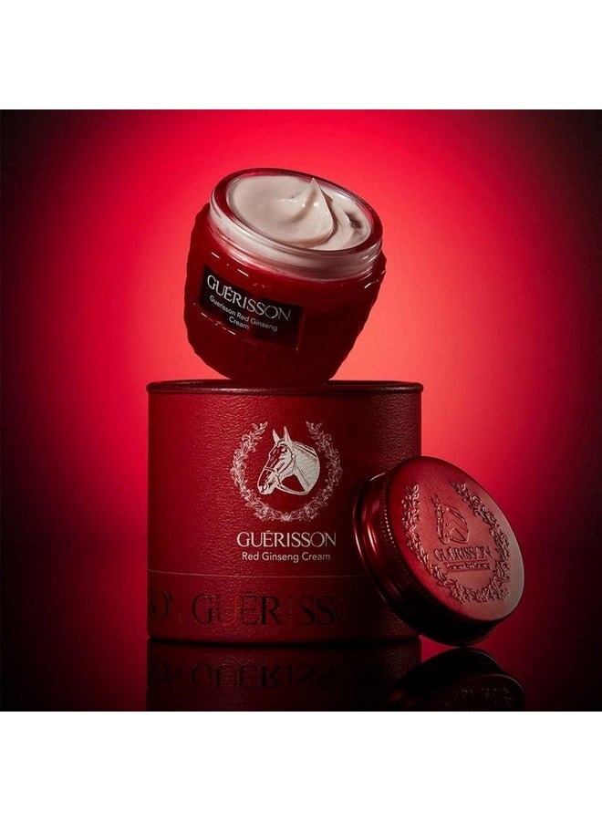 جوريسون كريم الجينسنغ الأحمر من جيريسون، 60 غرامًا (2.03 أونصة سائلة) - يحتوي على زيت الحصان ومستخلص الجينسنغ الأحمر، ومضاد للأكسدة، وكريم مرطب قوي للوجه. - Image 4