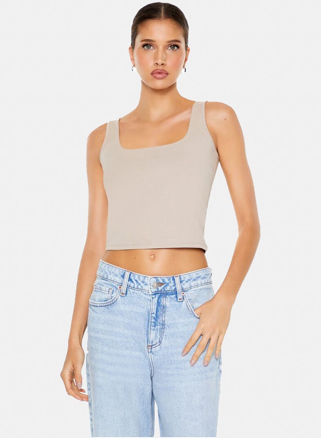 FOREVER 21 Cropped Tank Top - Image 2