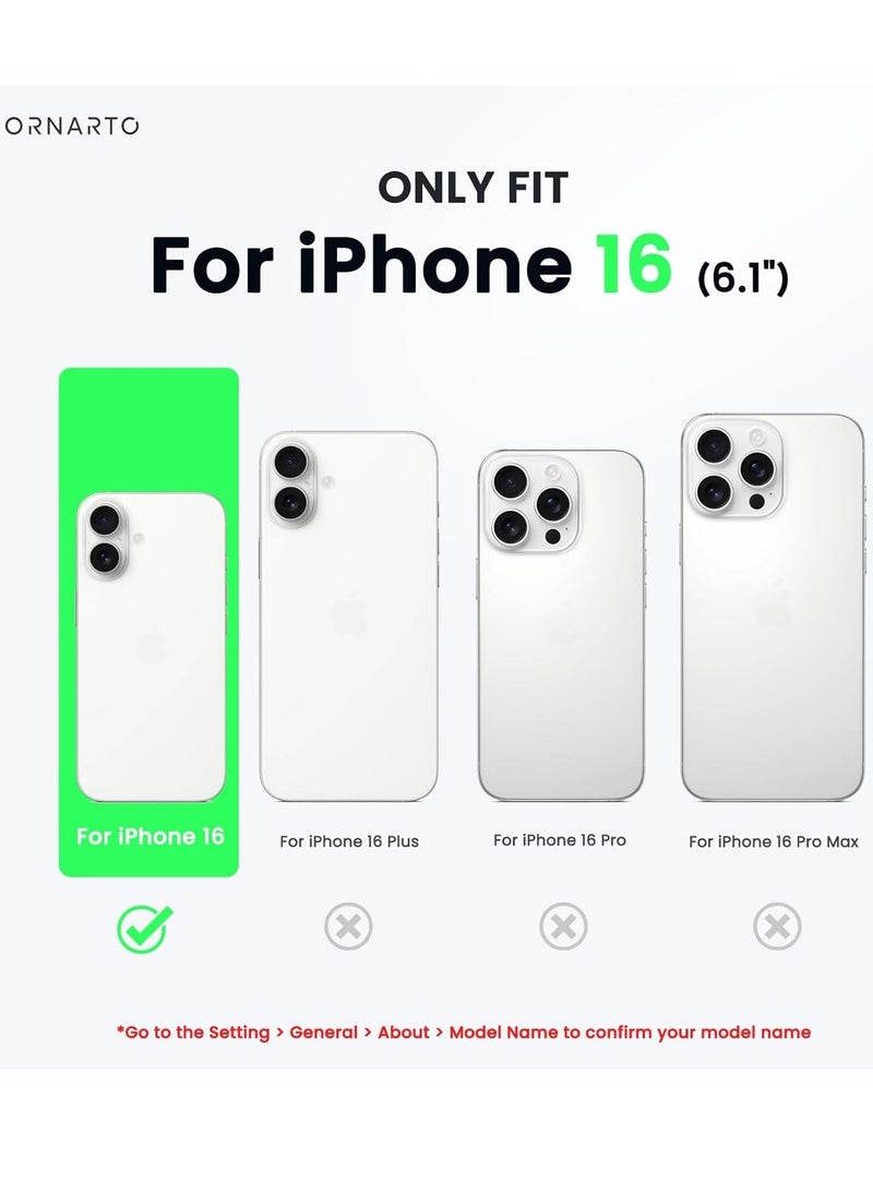 Generic - Compatible with  iPhone 16 Case  Slim Liquid Silicone 3 Layers Soft Gel Rubber Shockproof Protective Case with Anti-Scratch Microfiber Lining-Light Brown - Image 1