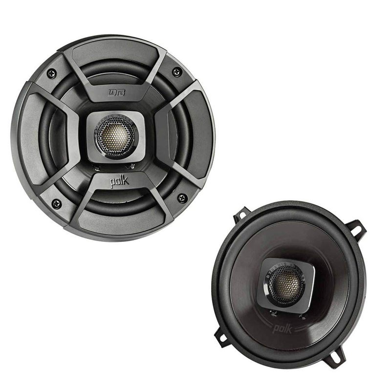 Polk Audio DB522 DB+ Series 5-1/4" Coaxial Speaker for Car Audio & Marine Speakers, 2-Way Boat & Car, 55-22kHz Frequency Response, Polypropylene Woofer Cone & 3/4" Silk Dome Tweeter, Easy Installation - Image 1