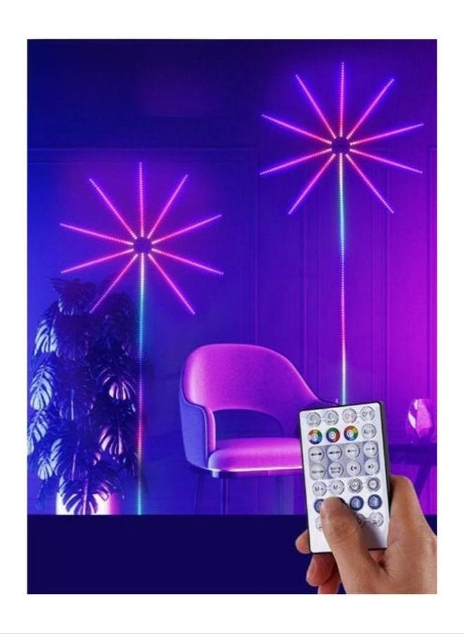 MIXDE LED Strip Lights,Smart RGB Firework Lights,App and Remote Control RGB Color, For Room Party Bar Holiday Indoor Wall Decor  - Image 1