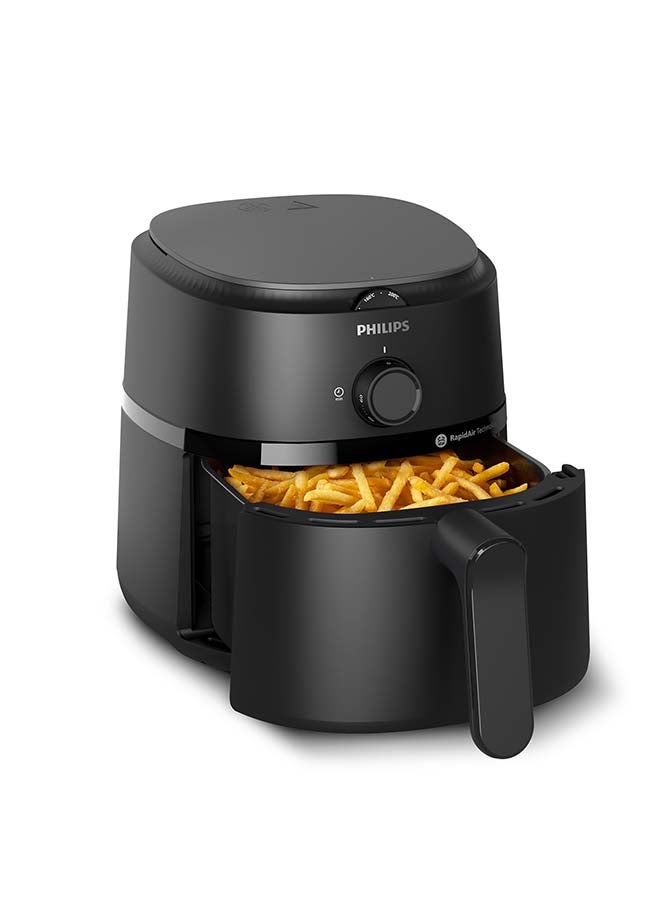 Philips Airfryer Compact - Analogue, 12 Cooking Functions, Rapid Air Technology, 3.2 L 1300 W NA110/09 Black - Image 4