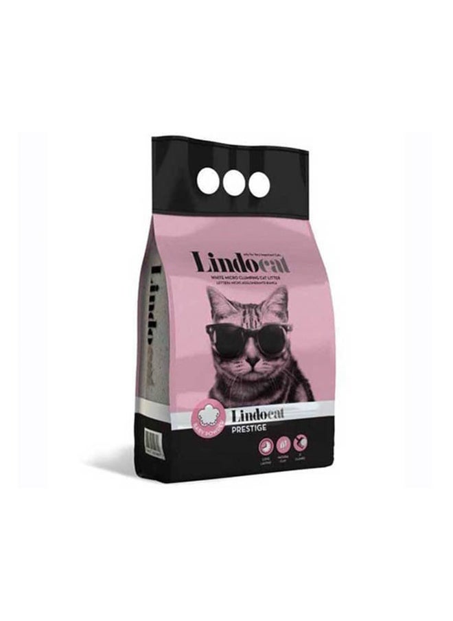 LindoCat - Lindocat Prestige White Bentonite Cat Litter - Baby Powder - 5 L - Image 1