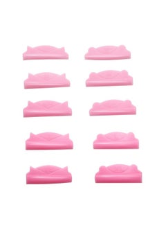 ICONSIAM Lash Lift Pad Selfsticky Shield Glueless Perm Rod On Eyelids Lamilami Eyelash Lifting Roller Pads 5 Size Natural C Curl Perming Lamination Guards Lovely Pink Cat Eyecatching Shields  - Image 1