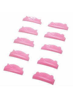 ICONSIAM Lash Lift Pad Selfsticky Shield Glueless Perm Rod On Eyelids Lamilami Eyelash Lifting Roller Pads 5 Size Natural C Curl Perming Lamination Guards Lovely Pink Cat Eyecatching Shields  - Image 3