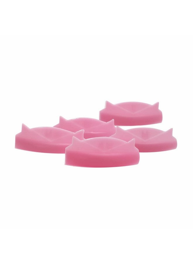 ICONSIAM Lash Lift Pad Selfsticky Shield Glueless Perm Rod On Eyelids Lamilami Eyelash Lifting Roller Pads 5 Size Natural C Curl Perming Lamination Guards Lovely Pink Cat Eyecatching Shields  - Image 5
