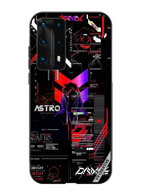 Protective Case Cover For Huawei P40 Pro Plus Astro Design Multicolour