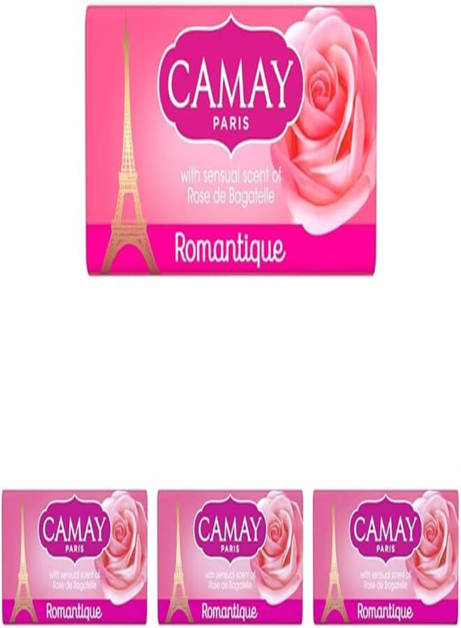 Camay Bar Soap Romantique 115G (Pack of 4)