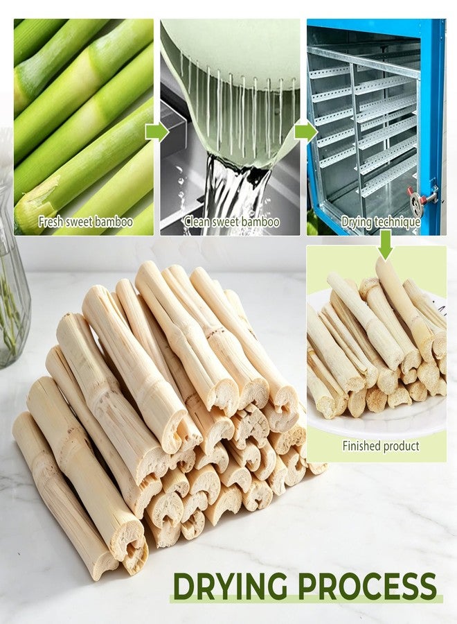 WYOMER 3lb Sweet Bamboo Chew Toy Natural Sweet Bamboo Animals Molar Chew Sticks Toys Pet Snacks Bamboo Sticks Treats - Image 5