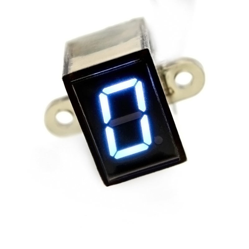 12V Digital Motorcycle 0-6 Gear Indicator Water-resistant Lever Sensor Temperature Resistance - Light (Black) - Image 5