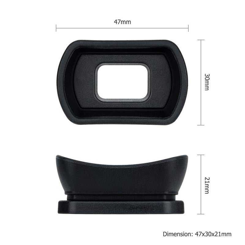 Kiorafoto Soft Silicon Camera Viewfinder Eyecup Eyepiece Eyeshade for Nikon D780 D750 D610 D600 D7500 D7200 D7100 D7000 D5600 D5500 D5300 D5200 D5100 D5000 D3500 D3400 D3300 Replaces DK-21 DK-28 DK-25 24 23 20 - Image 5