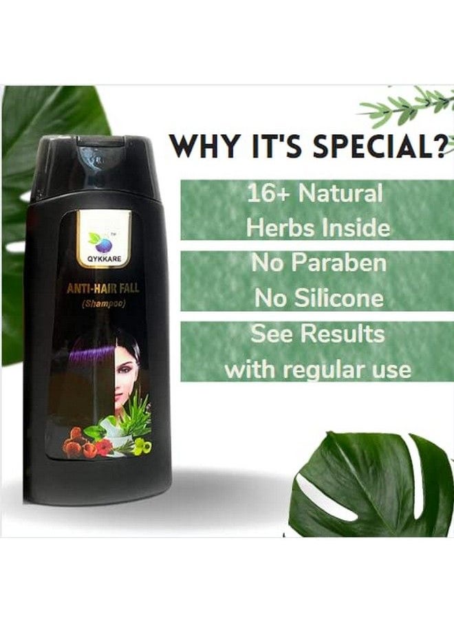 QYKKARE Anti Hair Fall Shampoo (200 Gm X 3) = 600 Gm  - Image 4