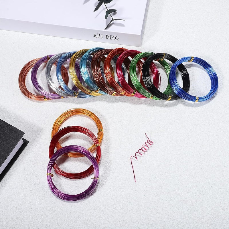 15 Colors 1.0mm Weaving Aluminum Wire 10 Meters Flexible Anodized Metal Wire for Jewelry Making DIY Art Projects in USA - Image 5