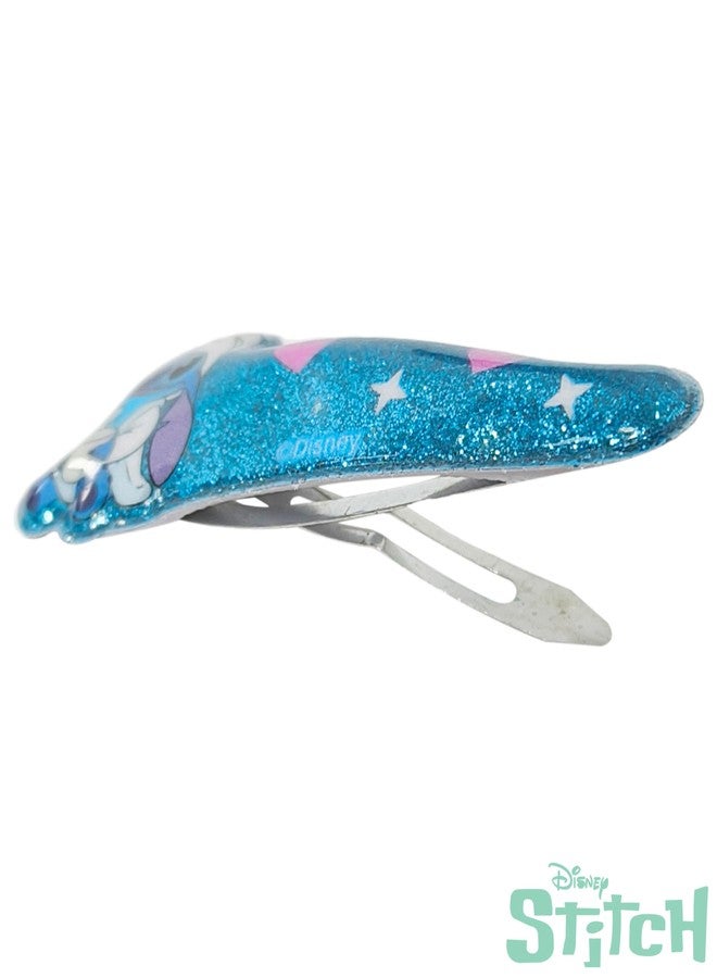 LUV HER Girls' 15-Piece Hair Accessories Set – The Stitch-Themed Brush, Bow, PVC Snap Clips & Lurex Elastics – Fun & Practical Hair Set for Kids Ages 3+ - Image 4