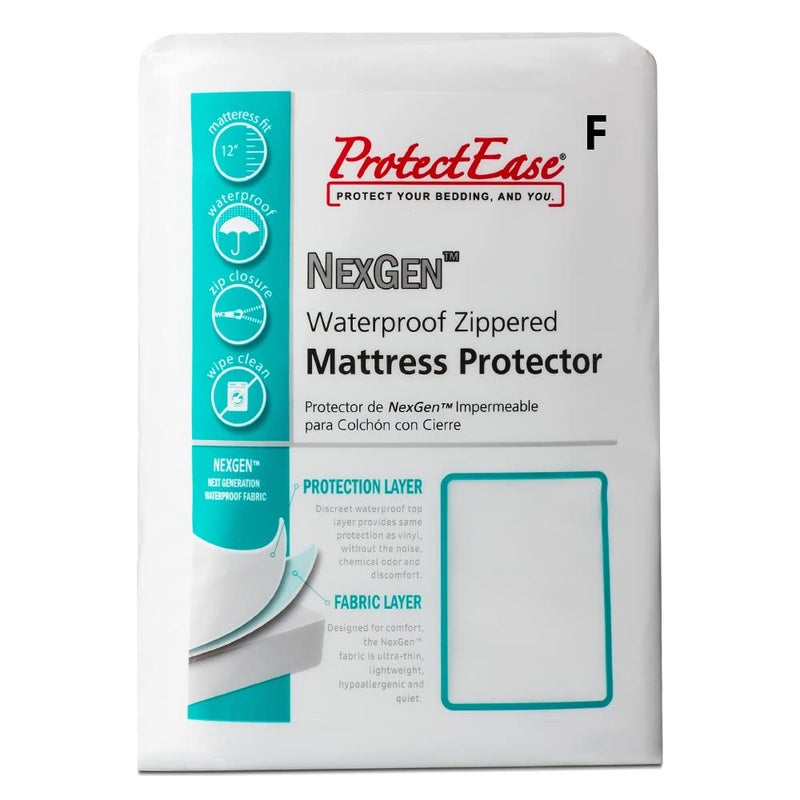 Nexgen Waterproof Zippered Mattress Protector Twin