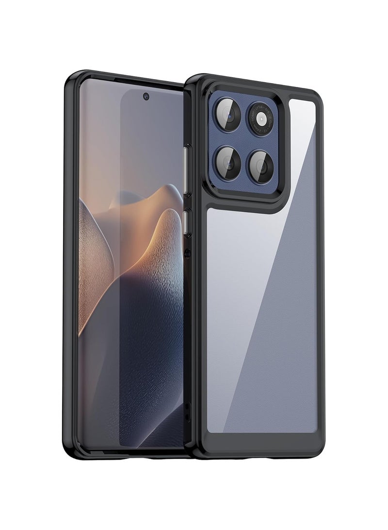 عام غطاء متوافق مع Motorola Moto Edge 60 Fusion - مقاوم للاصفرار، حماية ضد الكسر، تصميم رفيع مرن من مادة TPU السيليكونية المضادة للصدمات - Image 1