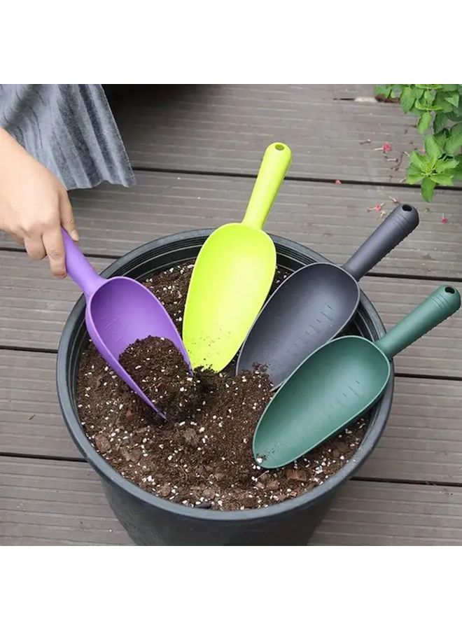 Green 5PCS Garden Shovel Hand Trowels for Planting Digging Transplanting Soil Beach Sand - Image 2