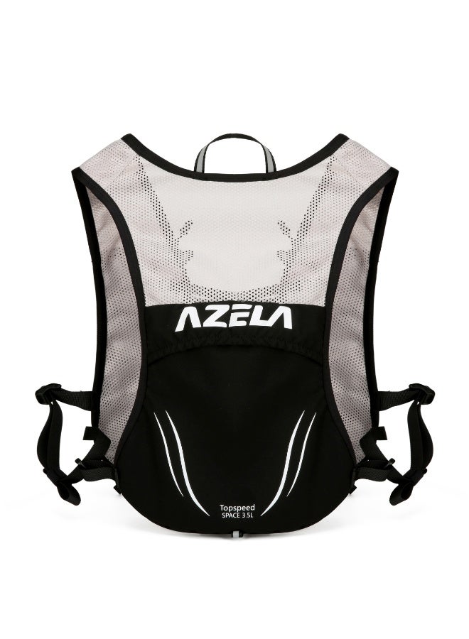 AZELA Sports Hydration Vest Set 3.5L with Bonus Neck Gaiter - Breathable Back System & Survival Accessories - Image 2