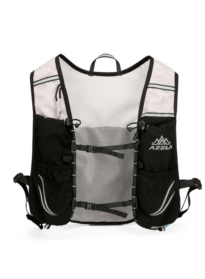 AZELA Sports Hydration Vest Set 3.5L with Bonus Neck Gaiter - Breathable Back System & Survival Accessories - Image 3
