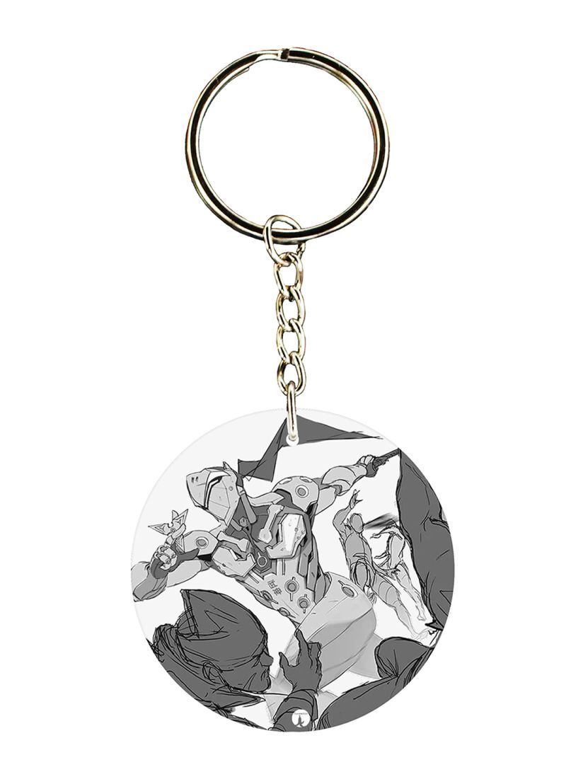 RKN Overwatch Game Printed Keychain