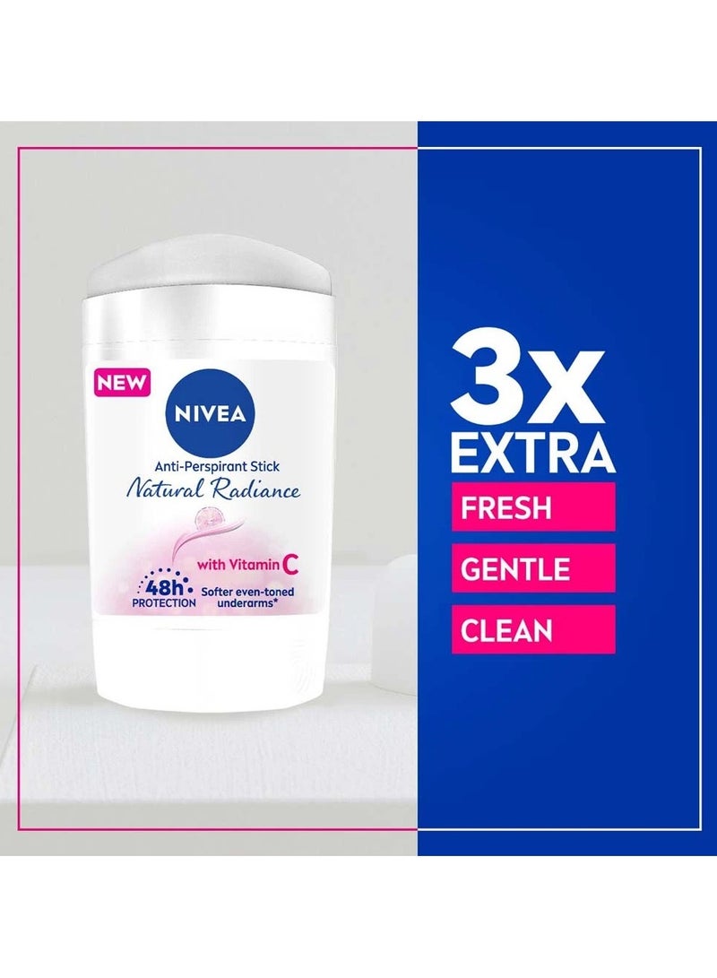 Nivea Deodorant stick natural radiance 50ml - Image 4