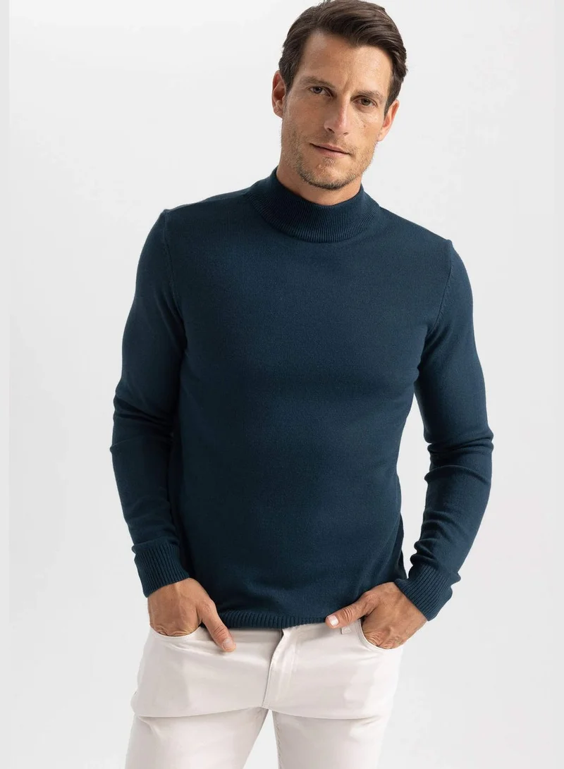 DeFacto Slim Fit Long Sleeve Turtleneck Sweater
