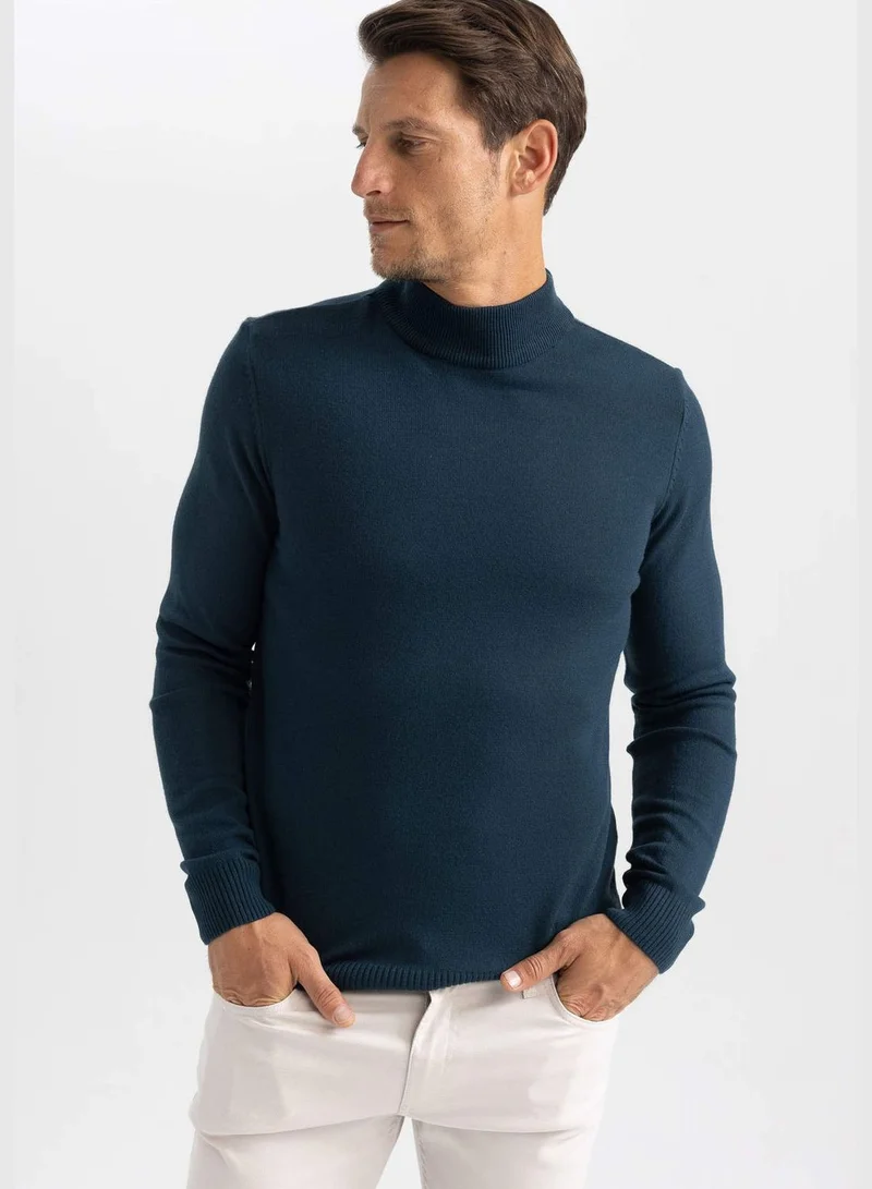 DeFacto Slim Fit Long Sleeve Turtleneck Sweater