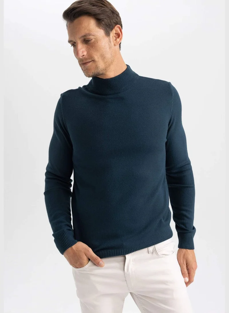 DeFacto Slim Fit Long Sleeve Turtleneck Sweater