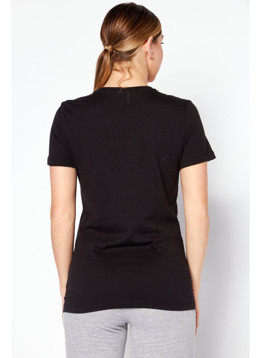 PUMA Women Sportswear Fit Training Top, Black  - Image 4