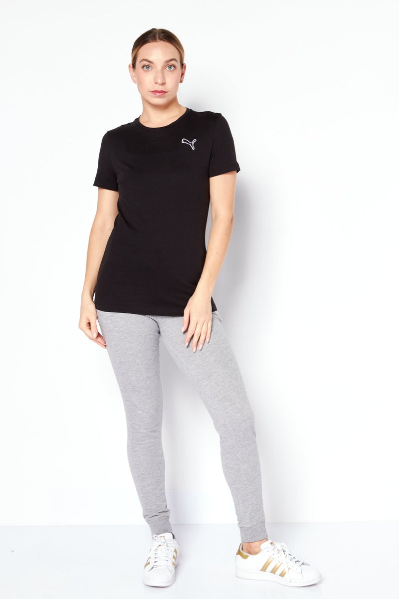 PUMA تي شيرت تدريب رياضي للنساء، أسود - Image 2