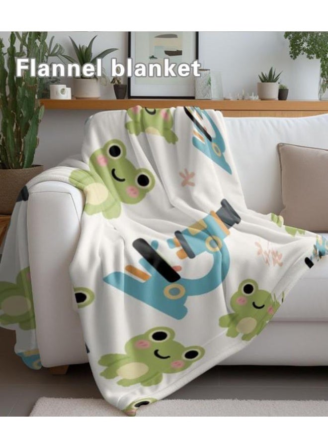 general Baby and children's cartoon flannel thin blanket (warm and comfortable, suitable for sleep, game use) 70cm*100cm - Image 5