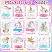 Pickmesh 12 Pcs Unicorn Birthday Party Decorations Unicorn Honeycomb Centerpieces 3D Pastel Double Sided Rainbow Cloud Cupcake Castle Table Decoration Table Topper for Princess Birthday Party Supplies - Image 4
