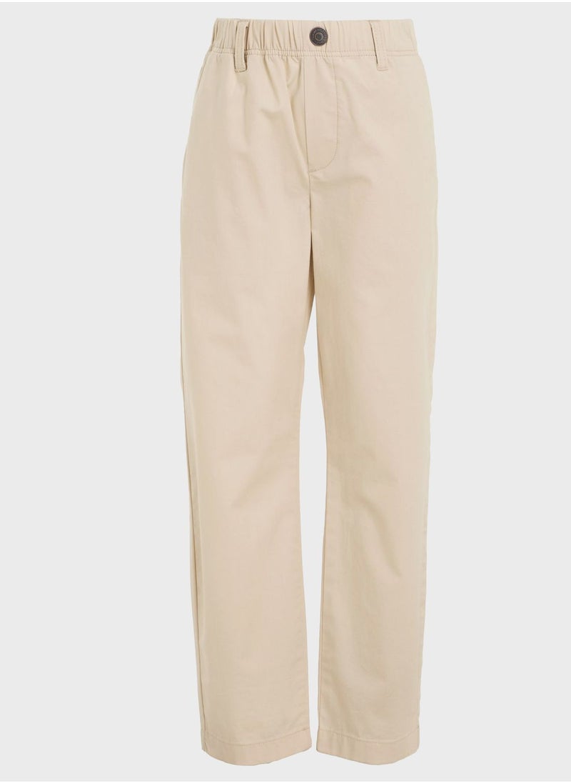 TOMMY HILFIGER Kids Regular Fit Pants  - Image 4