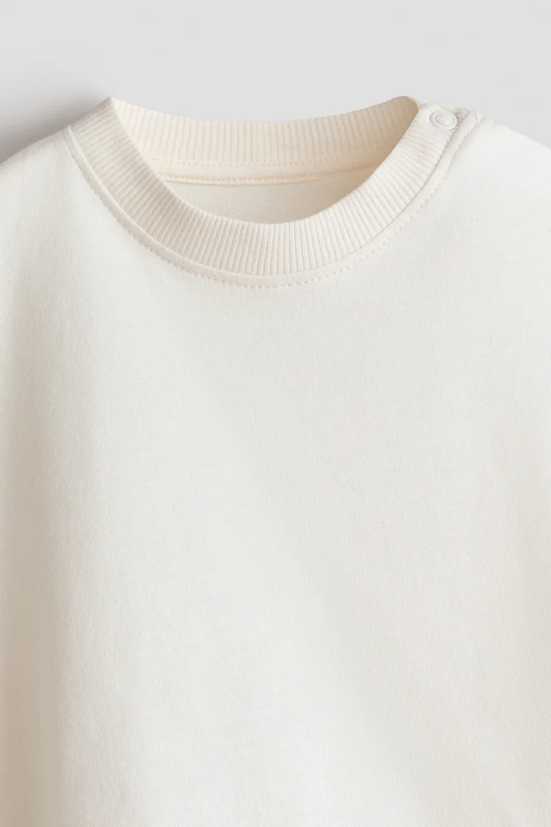 H&M  3-pack long-sleeved cotton T-shirts for Men | Best Price UAE