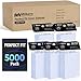 Mlikero 5000 Pack Card Sleeves Perfect Fit Inner Sleeves Ideal for DoubleSleeving Trading Card Sleeve Compatible with MTG TCG Gaming Cards - Image 3