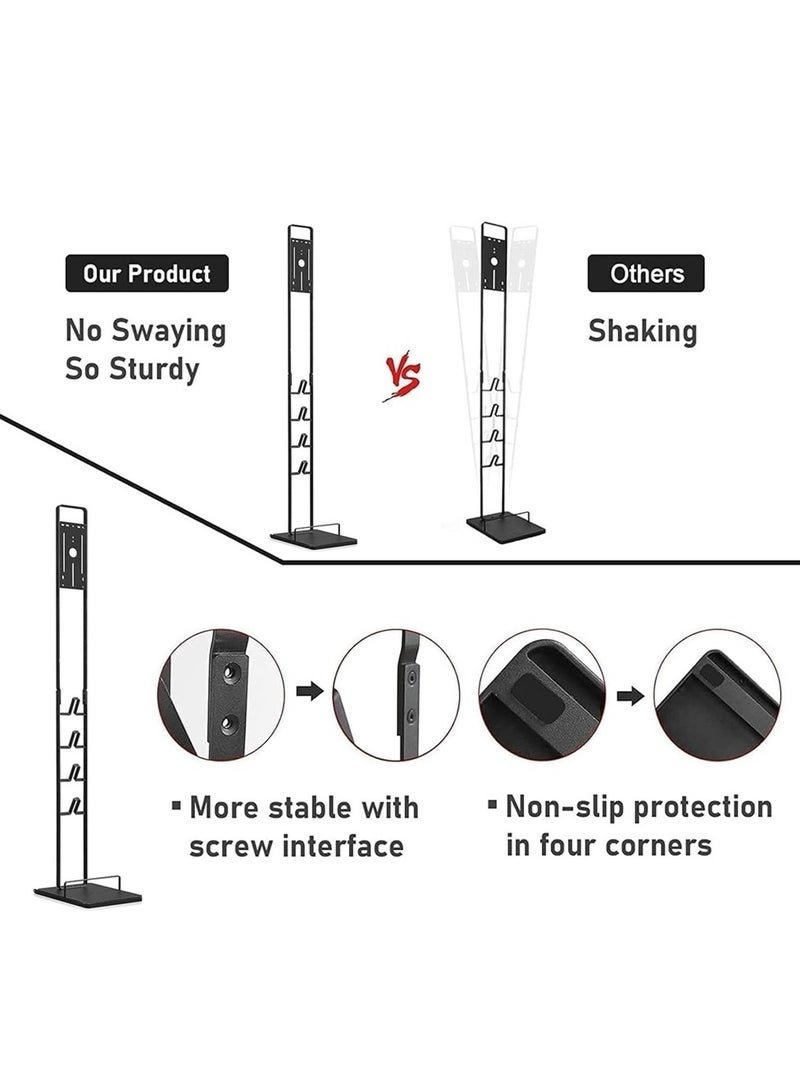 Forest Home Beauenty Universal version Vacuum Stand Compatible for Dyson V15 V12 V11 V10 V8 V7 V6 with Wheels, Metal Floor Stand Holder Compatible for Dyson Handheld Cordless Vacuum Cleaners & Accessories - Image 3