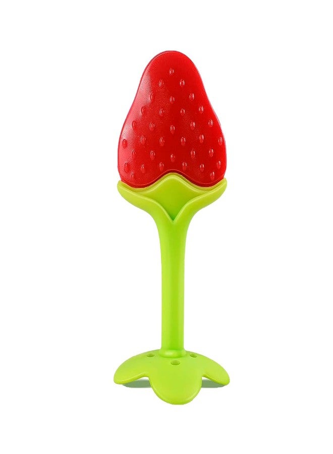 Miracle Moms Silicone Baby Teething Fruit Shape Toy for 0-12 Months | BPA-Free Soothing Teether | Soft & Safe Gum Relief Toy for Babies (Pack of - 3) - Image 2