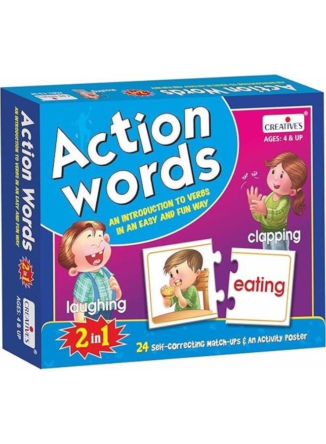 Creative's Action Words |0642|An introduction to verbs in an easy and fun way! for Children 4 Yrs and above - Image 5