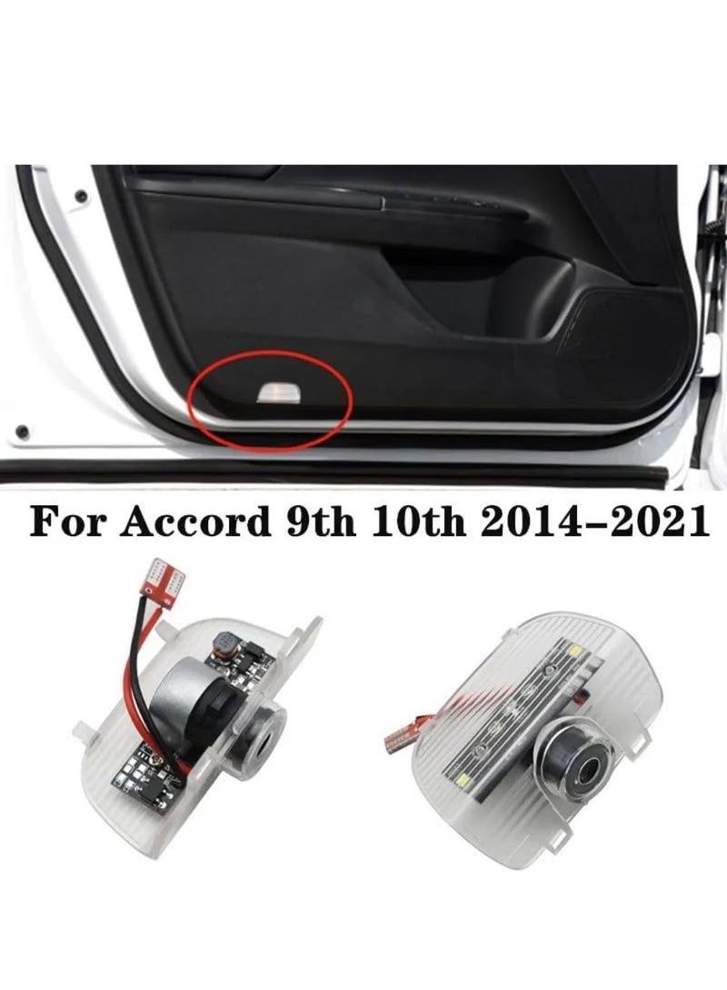 Vierex Honda Accord Door Logo Light 9th 10th 2014 2015 2016 2017 2018 2019 2020 2021 Car Door Projector Light Honda Accessories Super Bright Logo 2pc - Image 5