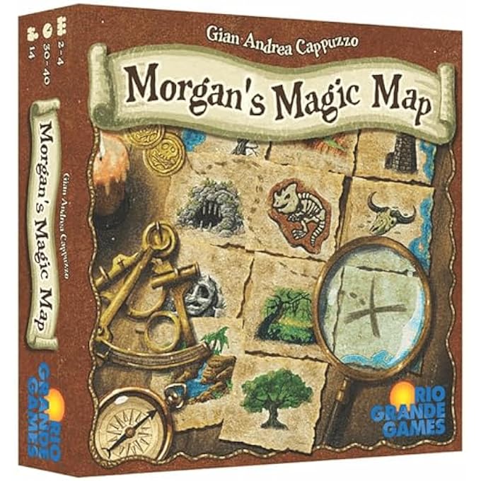 ريو جراند جيمز Morgans Magic Map بلاط التنسيب خريطة القراصنة البحث عن الكنز لوحة لعبة وحدات الأعمار 10 24 لاعبا 3060 دقيقة وقت اللعب - Image 1