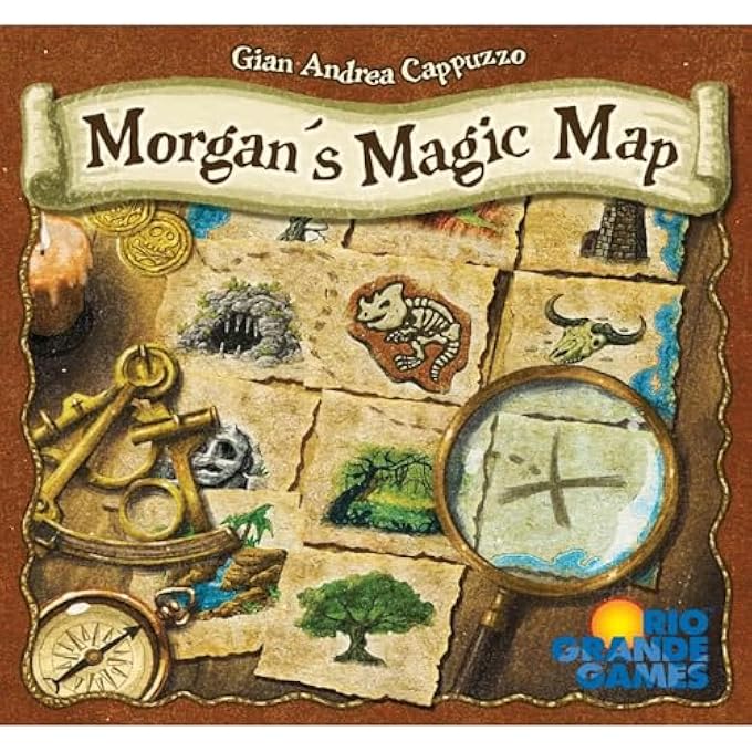 ريو جراند جيمز Morgans Magic Map بلاط التنسيب خريطة القراصنة البحث عن الكنز لوحة لعبة وحدات الأعمار 10 24 لاعبا 3060 دقيقة وقت اللعب - Image 2