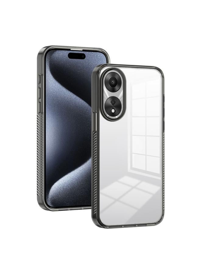 S-TOP Case For OPPO A58 5G Anti-slip Clear Acrylic Hybrid TPU Phone Case - Image 1