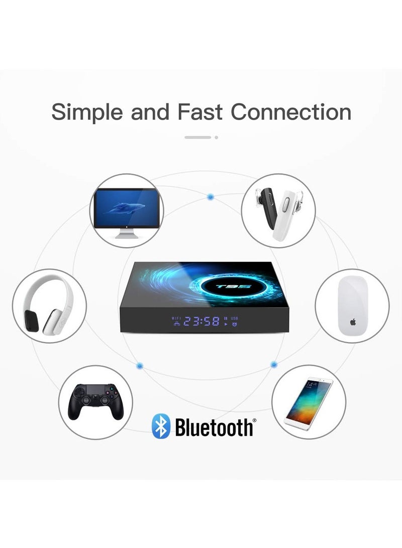 Joshberg Smart TV Box, Android 10, 4GB+32GB, Streaming Devices for TV, Dual-band WiFi, Network Set-Top Box, Streaming Media Players with Remote - Image 4