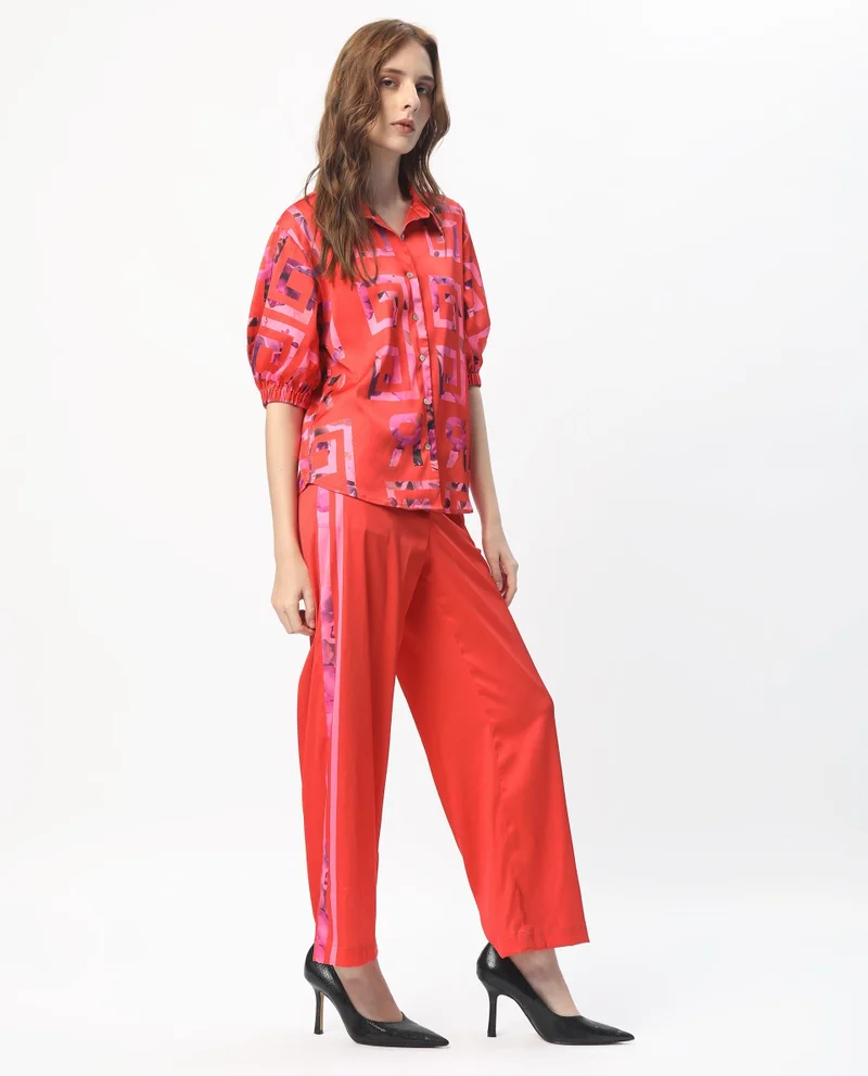Rareism Women's Elegant Statement Trouser