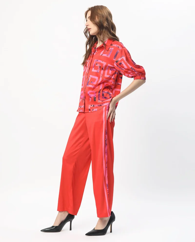 Rareism Women's Elegant Statement Trouser