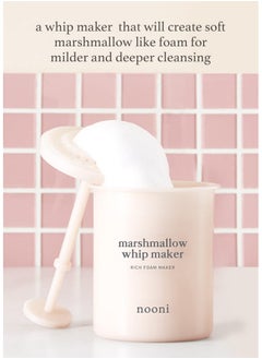 NOONI NOONI Facial Cleansing Tool - Marshmallow Whip Maker | Gentle Deep Cleanser For Skincare, Rich Foam Maker For Face Wash, Easy to Use, 1 Count  - Image 2