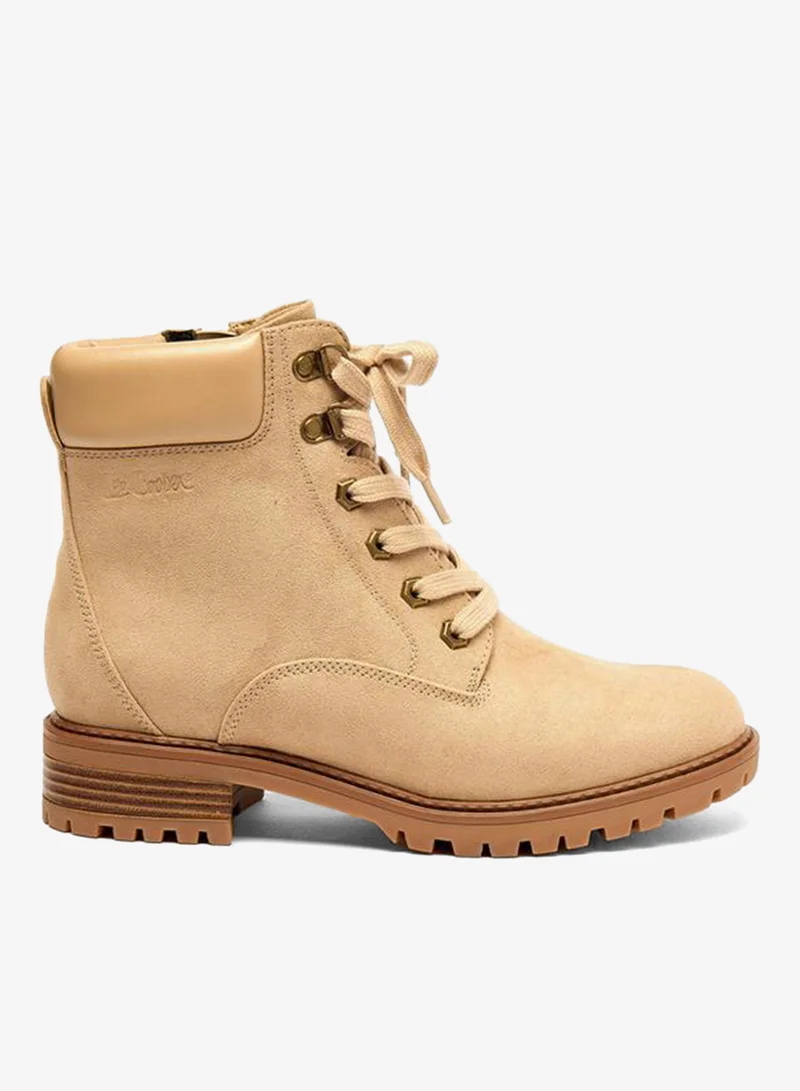 لي كوبر Women'S Ankle Boots With Zip Closure And Block Heels