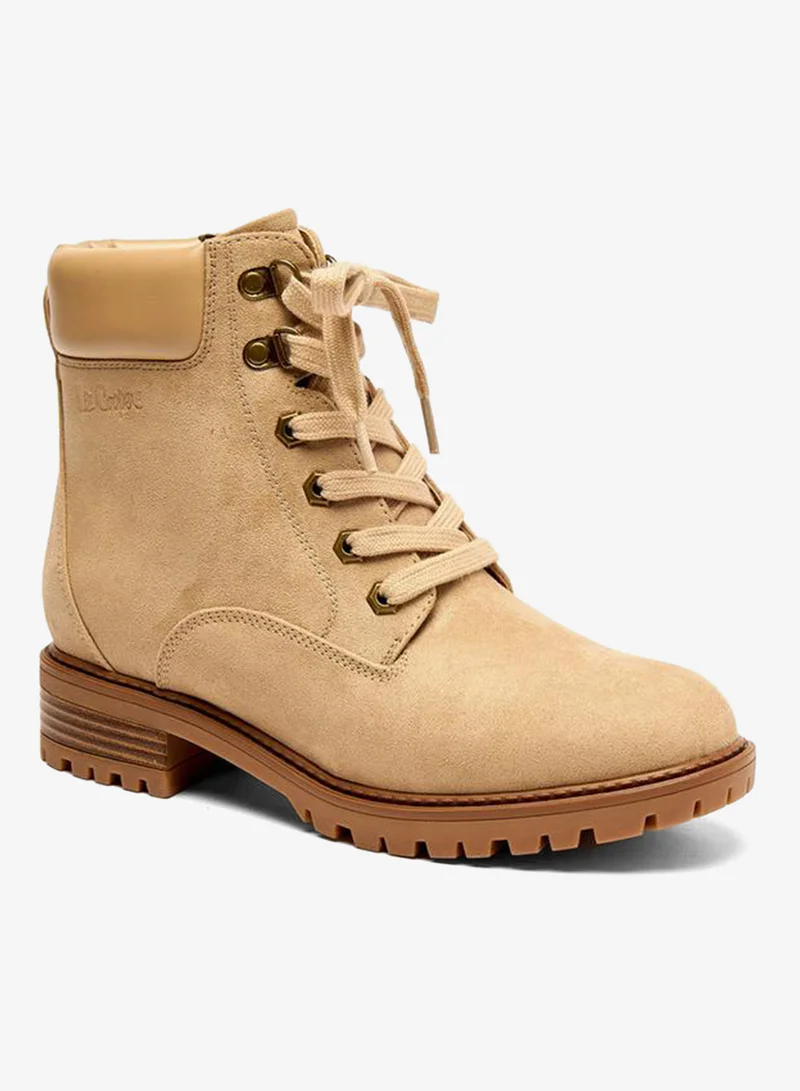 لي كوبر Women'S Ankle Boots With Zip Closure And Block Heels