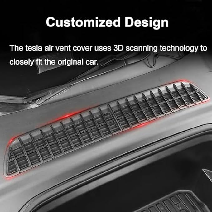 ريحني غطاء حماية مدخل التكييف لغطاء فتحة تهوية تسلا موديل Y مناسب لإكسسوارات موديل Y 2023 و2022 - Image 2