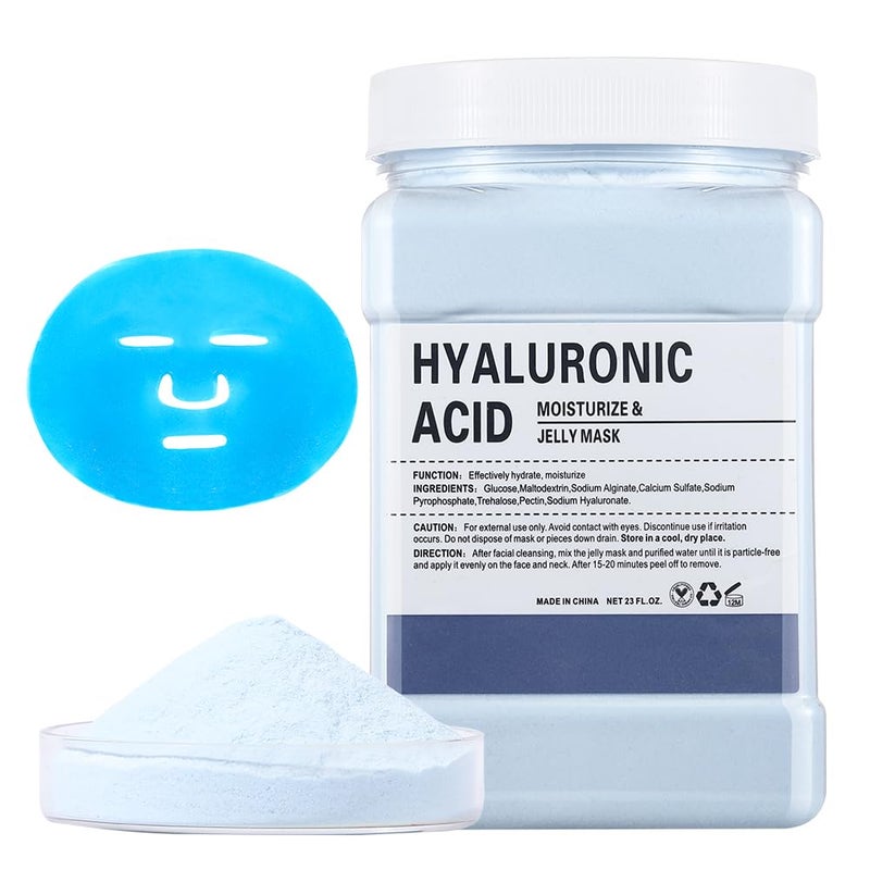 Jelly Masks for Facials ProfessionalJelly Face Mask Skincare HydratingJelly Masks Powder for Face MoisturizingSmoothingDeep CleaningOil Contralfor All the Skin 23 Fl OzHyaluronic Acid